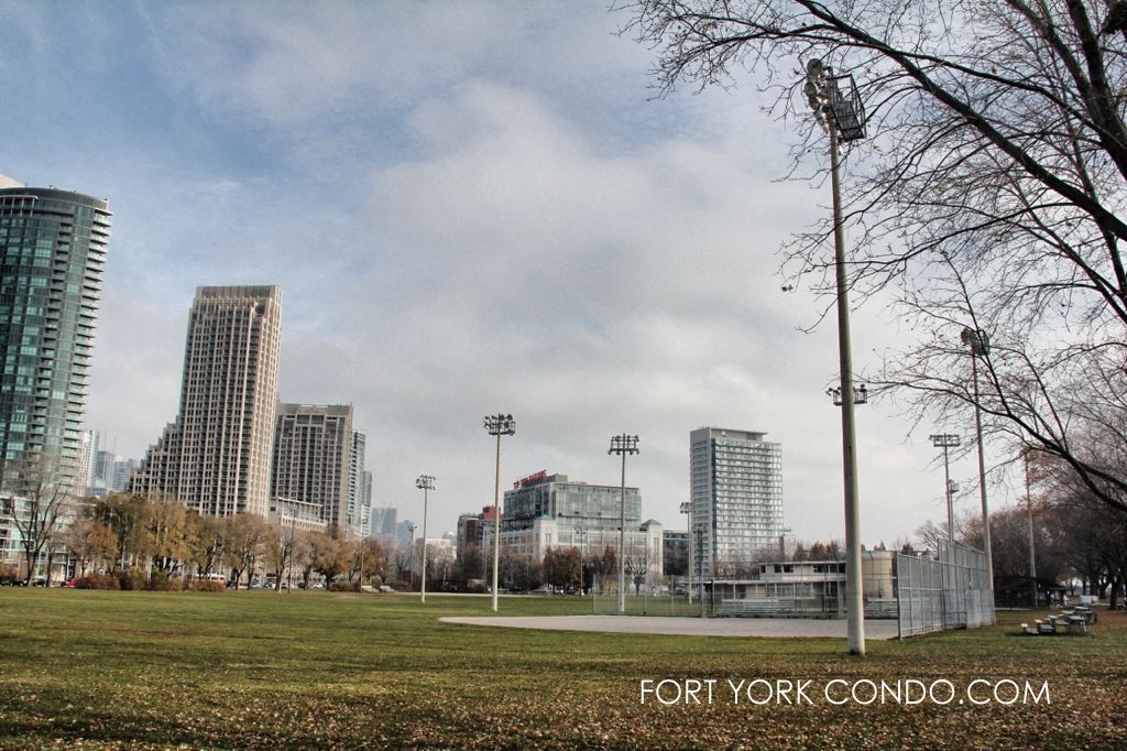 Baseball diamond at Coronation Park