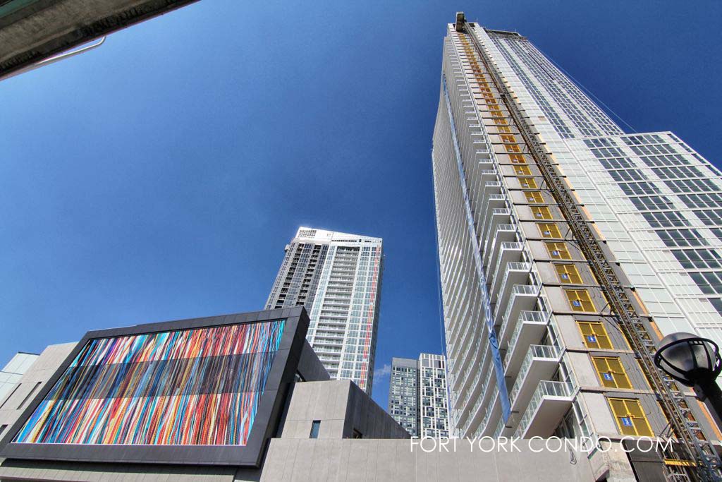 Separate amenities building for Quartz and Spectra Condos