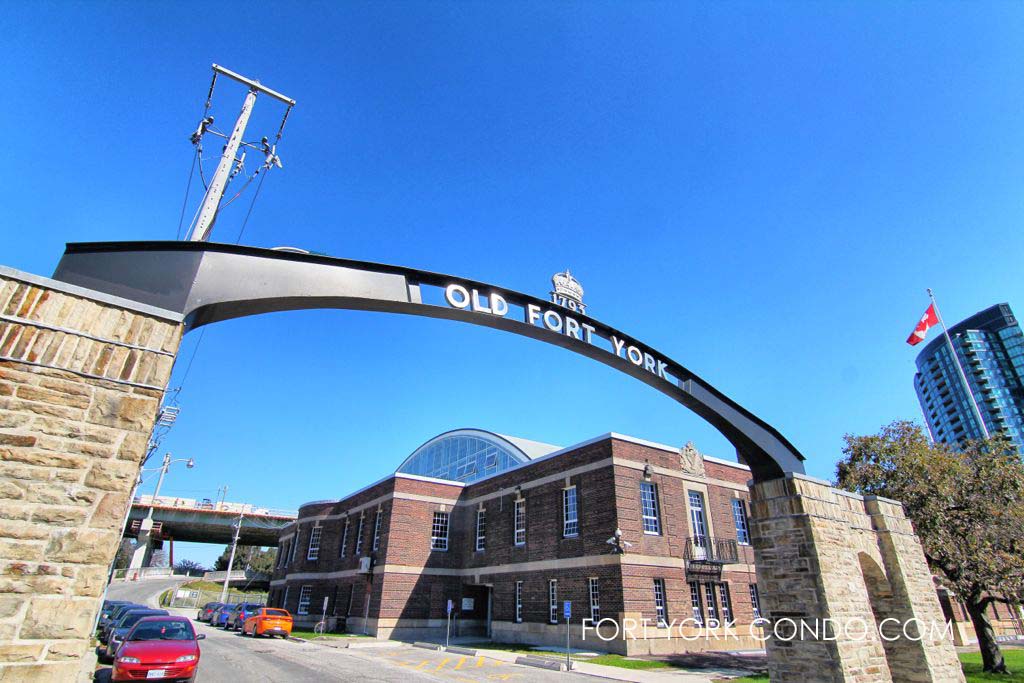 Fort York National Historic Site Entrance from Fleet St