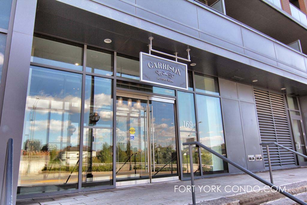 Garrison Condos at 169 Fort York Blvd front entrance