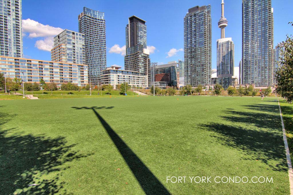 Canoe Landing Park playing field