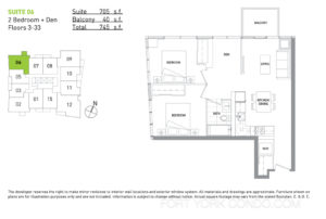 Floor plan for 70 Queens Wharf Rd 2806